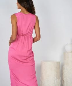 Evermore Fashion DRESSES Aryana Dress - Hot Pink