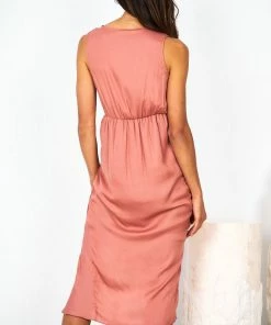 Evermore Fashion DRESSES Aryana Dress - Rust