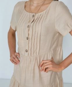 HQ Fashion Aviva Dress - Beige 10 HQ Fashion Aviva Dress - Beige