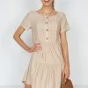 HQ Fashion Aviva Dress - Beige