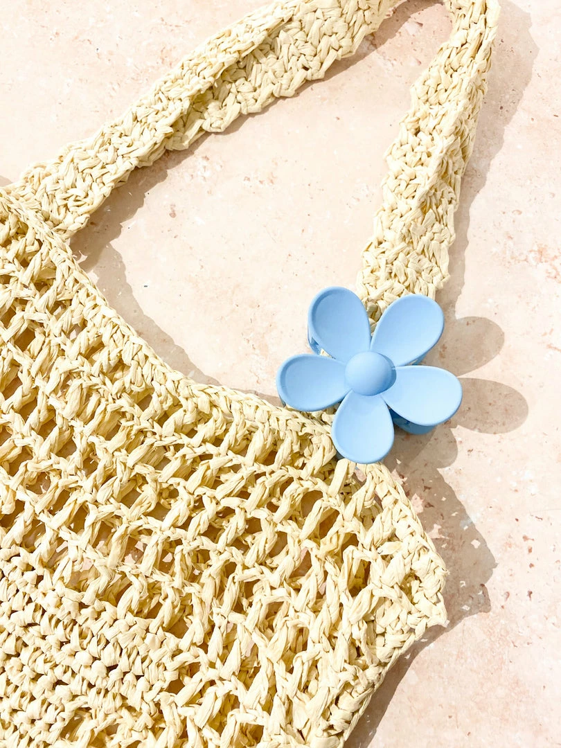 Angel Whisper Raffia Beach Tote Bag - Natural 6 Angel Whisper Raffia Beach Tote Bag - Natural