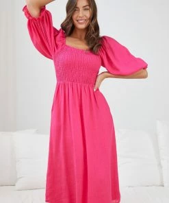 Desire DRESSES Abbiane Dress - Hot Pink