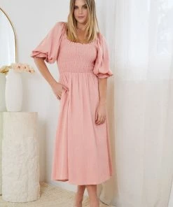 Desire Abbiane Dress - Pink DRESSES