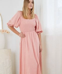 Desire Abbiane Dress - Pink DRESSES