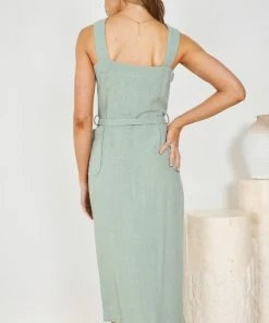 Desire Isadora Dress - Sage