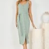 Desire Isadora Dress - Sage
