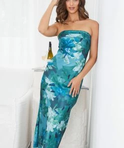 Sweetacacia DRESSES Abijah Dress - Green Print