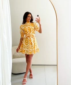 GDS Abyss Dress - Orange Print