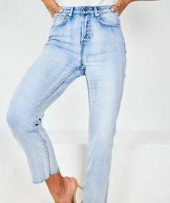 Souvere CLOTHING Aceline Jeans - Light Blue