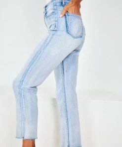 Souvere CLOTHING Aceline Jeans - Light Blue