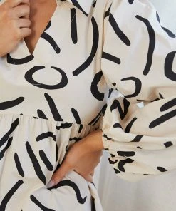 YH & Co (Chloe Yip) DRESSES Adalaine Dress - Beige Print 15 YH & Co (Chloe Yip) DRESSES Adalaine Dress - Beige Print