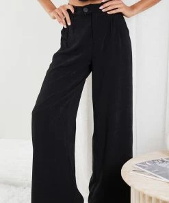 Qtrend Fashion PTY LTD Adamaris Pants - Black