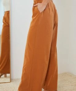 Qtrend Fashion PTY LTD CLOTHING Adamaris Pants - Camel