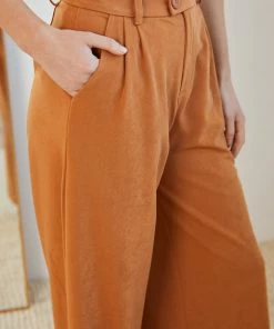 Qtrend Fashion PTY LTD CLOTHING Adamaris Pants - Camel