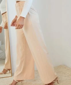 Qtrend Fashion PTY LTD Adamaris Pants - Cream Bottoms 11 Qtrend Fashion PTY LTD Adamaris Pants - Cream Bottoms