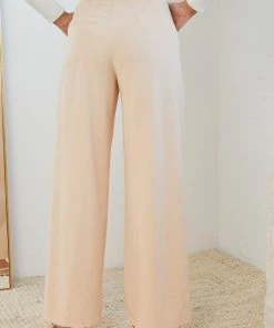 Qtrend Fashion PTY LTD Adamaris Pants - Cream Bottoms