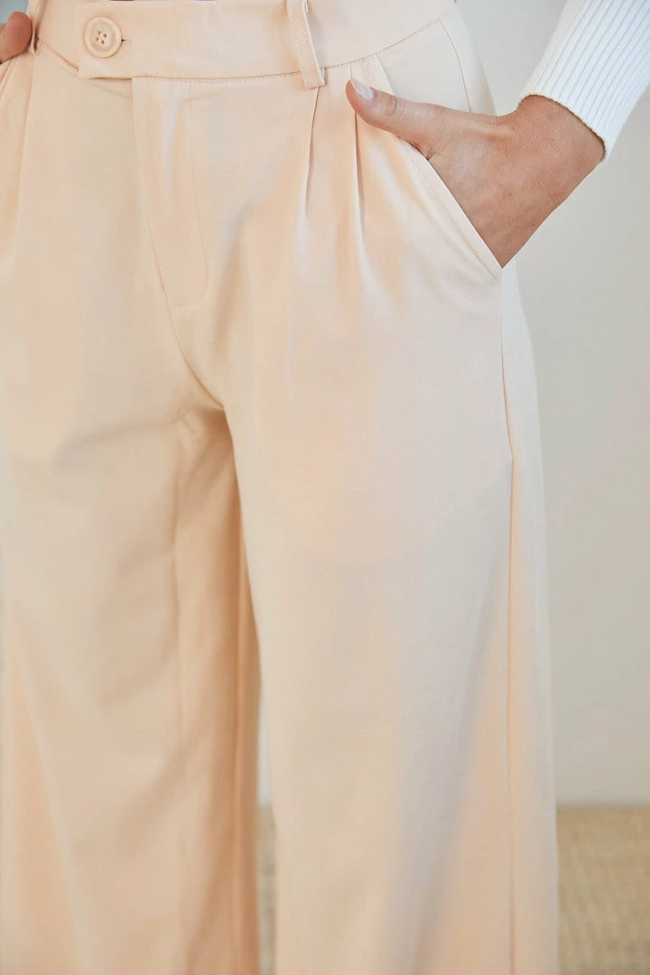 Qtrend Fashion PTY LTD Adamaris Pants - Cream Bottoms 9 Qtrend Fashion PTY LTD Adamaris Pants - Cream Bottoms