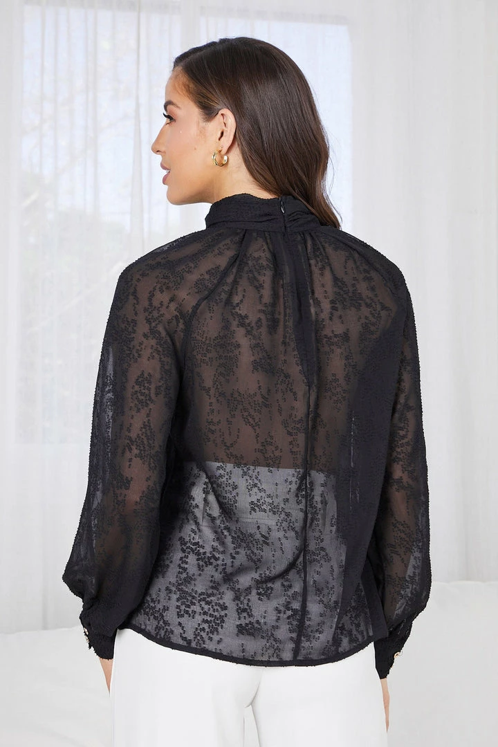 Spicy Sugar Adamia Blouse - Black CLOTHING 4 Spicy Sugar Adamia Blouse - Black CLOTHING