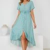 HQ Fashion DRESSES Adley Dress - Sage Spot 1 HQ Fashion DRESSES Adley Dress - Sage Spot