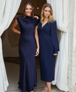 Esther Luxe Adrastea Dress - Navy DRESSES 14 Esther Luxe Adrastea Dress - Navy DRESSES