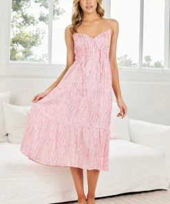 Desire DRESSES Adrielle Dress - Pink Print
