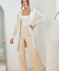 HQ Fashion Aerilyn Cardigan - Cream CLOTHING