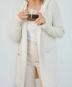 HQ Fashion Aerilyn Cardigan - Cream CLOTHING