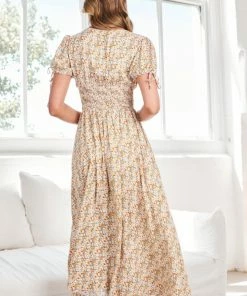 Evermore Fashion DRESSES Agostina Dress - Orange Print