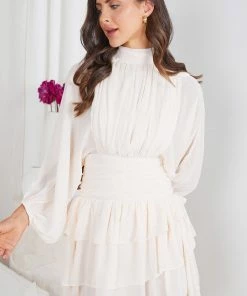 Qtrend Fashion PTY LTD Ainsley Dress - Cream