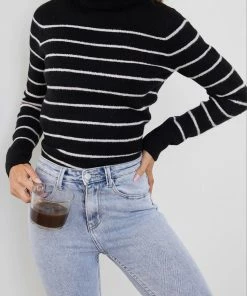 Spicy Sugar Aldie Knit - Black Stripe 12 Spicy Sugar Aldie Knit - Black Stripe