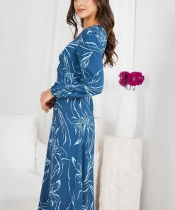 Style Box Alyanna Dress - Dark Teal