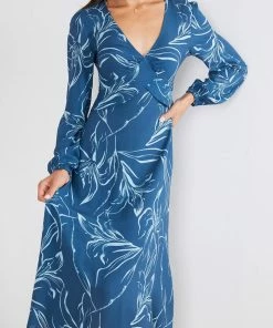 Style Box Alyanna Dress - Dark Teal