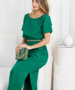 Desire CLOTHING Ammeline Skirt - Green