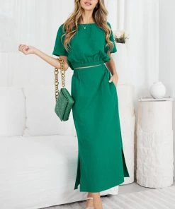 Desire CLOTHING Ammeline Skirt - Green