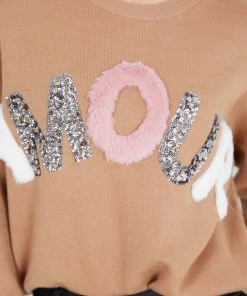 Miracle Fashion Amour Jumper - Brown CLOTHING 15 Miracle Fashion Amour Jumper - Brown CLOTHING