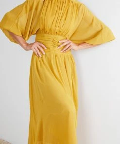Qtrend Fashion PTY LTD Analey Dress - Mustard DRESSES