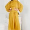 Qtrend Fashion PTY LTD Analey Dress - Mustard DRESSES