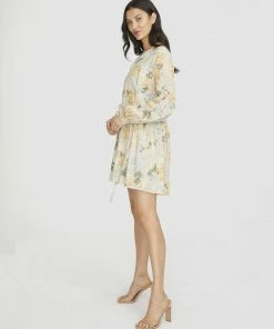 WE ARE KINDRED DRESSES Anita Broiderie Mini Dress - Mint Floral