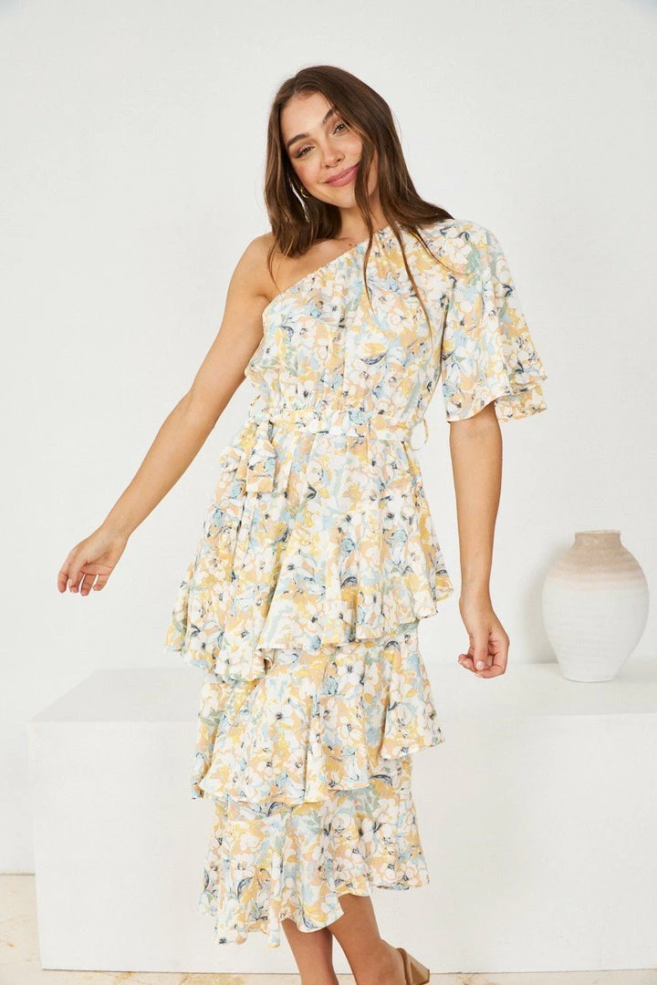 Pink Diamond DRESSES Annmarie Dress - Multi 5 Pink Diamond DRESSES Annmarie Dress - Multi