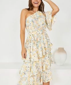 Pink Diamond DRESSES Annmarie Dress - Multi 21 Pink Diamond DRESSES Annmarie Dress - Multi