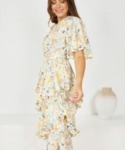 Pink Diamond DRESSES Annmarie Dress - Multi 22 Pink Diamond DRESSES Annmarie Dress - Multi