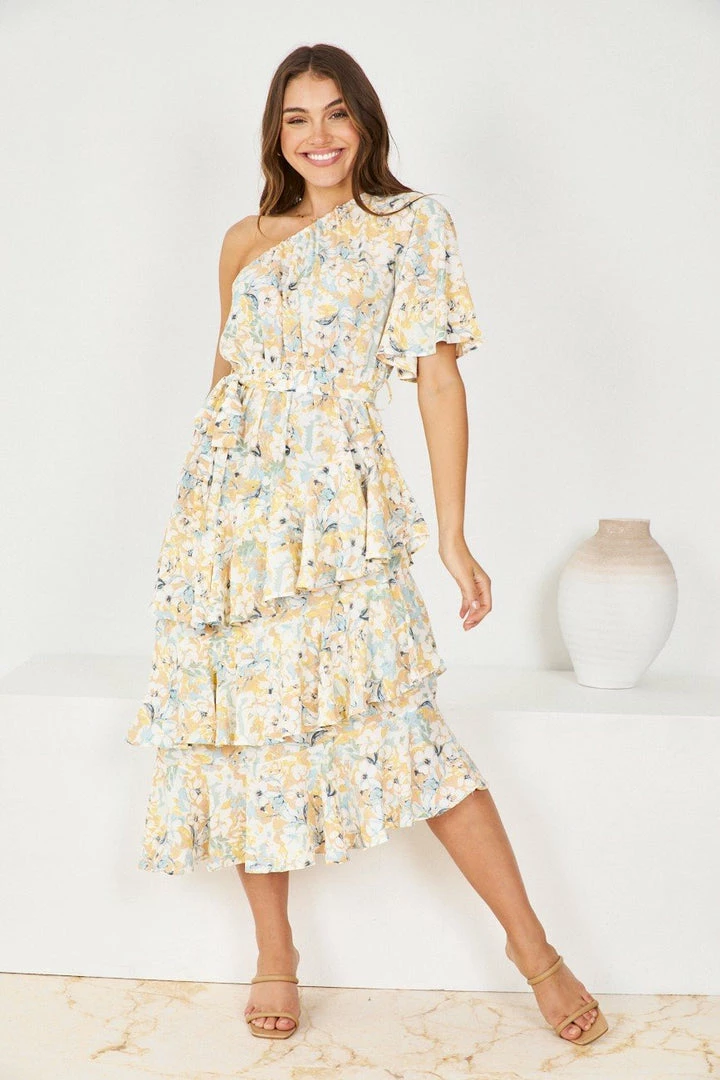 Pink Diamond DRESSES Annmarie Dress - Multi 3 Pink Diamond DRESSES Annmarie Dress - Multi