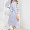 WeLove Fashion DRESSES Antonette Dress - Blue Stripe