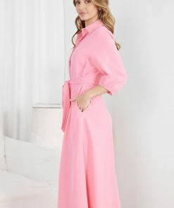 WeLove Fashion Antonette Dress - Pink DRESSES