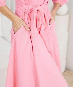 WeLove Fashion Antonette Dress - Pink DRESSES