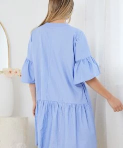 Miracle Fashion Aphra Dress - Blue