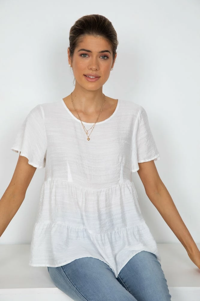 HQ Fashion Ardis Top - White CLOTHING 3 HQ Fashion Ardis Top - White CLOTHING