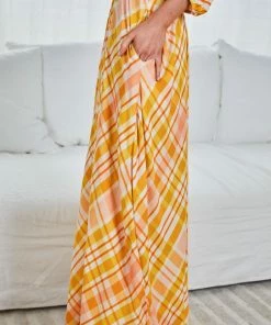 White Closet Argie Skirt - Yellow Print
