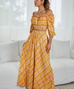 White Closet Maternity Dresses Argie Top - Yellow Print 12 White Closet Maternity Dresses Argie Top - Yellow Print