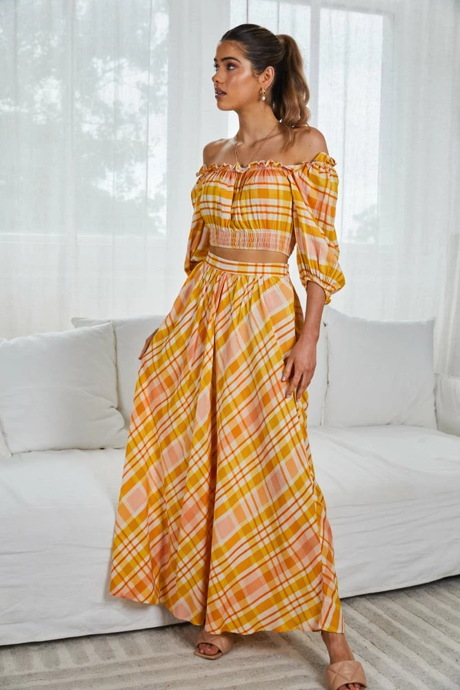 White Closet Maternity Dresses Argie Top - Yellow Print 6 White Closet Maternity Dresses Argie Top - Yellow Print